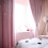 Starry Sky Voile Grommet Curtains Pink 200x150cm 3