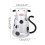 Cow-shaped glass water pitcher set with cup 553ml 2