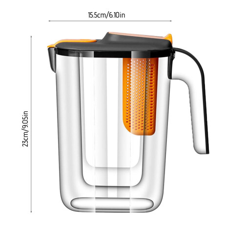 Wasserkocher mit Fruchteinsatz, 2,5 l 2