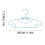 Ycolew Baby Hangers Plastic 10-Pack 3