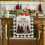 Watercolor Buffalo Plaid Christmas Tree Table Runner 3