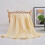 Muslin baby blanket beige X-large 4