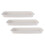 3-Piece Plastic Plant Pot Saucers 4