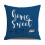 Conjunto de 4 capas de almofada decorativas azul-marinho, 45x45 cm (18x18 polegadas). 5