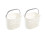 Plastic Bath Basket White 2 pcs 2
