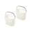 Plastic Bath Basket White 2 pcs 3