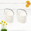 Plastic Bath Basket White 2 pcs 5