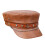 Durability PU Synthetic Leather Navies Cap Flat Crown Chain-ZH 1