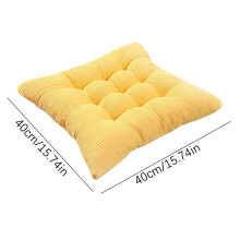 Tvarovaný polštář na židli, perleťová bavlna, 18x18 palců