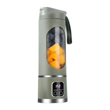 Portable USB Rechargeable Blender with 12-Blade 3-Speed