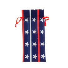 Wine Gift Bags Red White Blue Star Design 4th of July