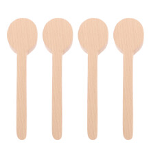 4-Piece Unfinished Wooden Spoon Carving Set