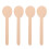4-Piece Unfinished Wooden Spoon Carving Set 1