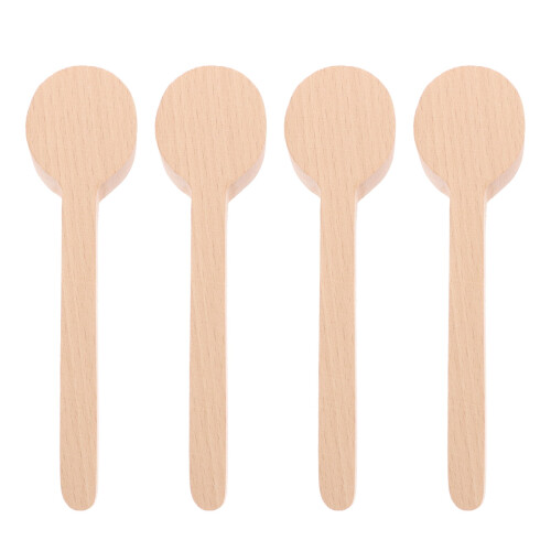 4-Piece Unfinished Wooden Spoon Carving Set