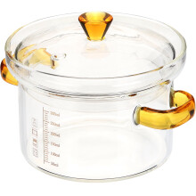 Bol à œufs vapeur en verre avec couvercle, 300 ml