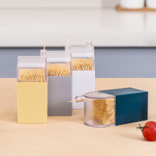 Clear Plastic Toothpick Holder with Bottle Opener – 4.5 x