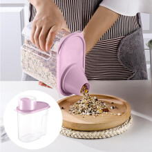 Slim Rice Container with Pouring Spout Airtight 1.5L