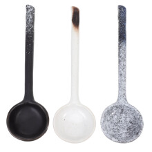 Ensemble de 3 cuillères à soupe en céramique