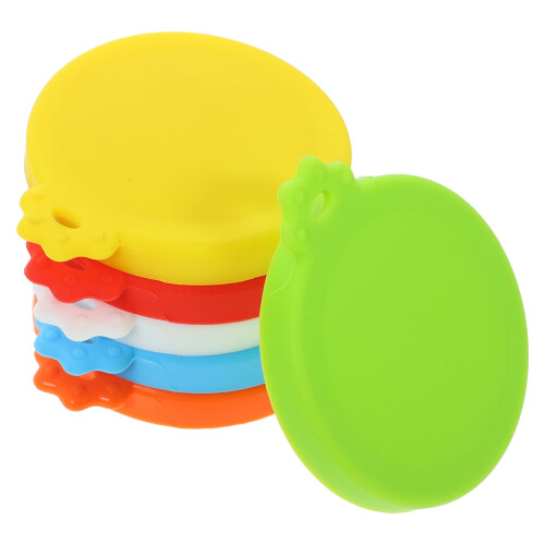 6-Pack Silicone Beer Can Lids – Leakproof & Reusable