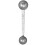 Cuillère doseuse double en acier inoxydable 15 ml/30 ml 1