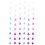 Raindrop Paper Garland, Assorted Colours, 6-String 1