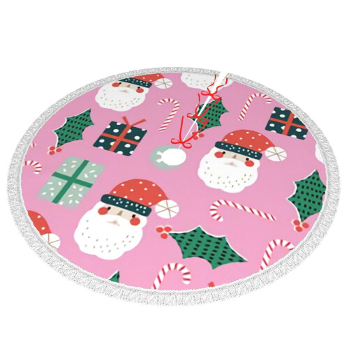 Christmas Tree Skirt 48 Inch Rustic Holiday Decor 1