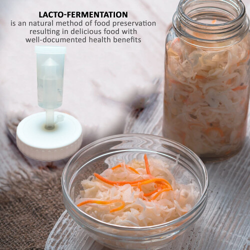 Mason Jar Fermentation Lids with Airlocks 4-Pack 2