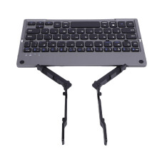 Faltbare Tastatur 140 mAh 229 x 134 x 6 mm Grau Schwarz