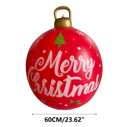 60cm PVC Inflatable Christmas Bell Ball 1