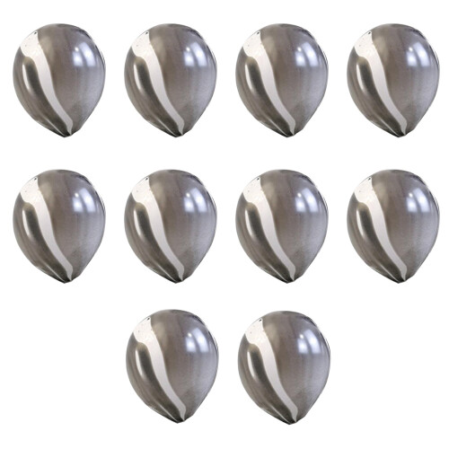 Balões de látex com estampa de mármore e ágata, 25 cm (10 polegadas), 10 unidades. 1