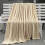 Soft Fleece Bed Blanket Microfiber Yellow 2