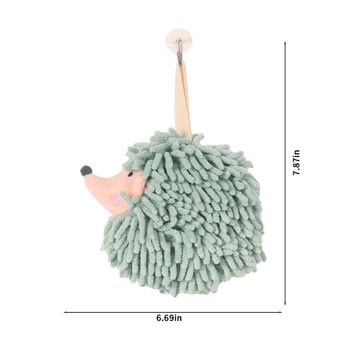 Bile de prosop de mână suspendate din chenille, microfibră, pachet de 6 2