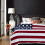 US Flag Sherpa Throw Blanket 60x50 in 100% Polyester 3