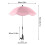 Parasol pliant portable pour chaise de plage, détachable 2