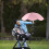 Parasol pliant portable pour chaise de plage, détachable 4