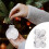 Christmas Tree Ornaments White Plastic Baubles 6pcs 2