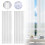 Cortinas Blackout Brancas 98x39 polegadas, 2 Painéis, Térmicas, com Ilhós 2