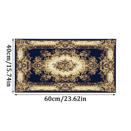 Washable Crystal Velvet Floor Mat Non-Slip 1 Pack 1