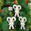 Silver snowflake ornaments for Christmas tree 12 pcs 4