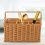 Gewebter Besteckkorb aus Kunststoff – Braun 3