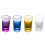 Acrylic Stemless Wine Glasses Blue White Yellow Clear 35ml 2