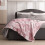 Couverture double duveteuse vert sauge 152 x 203 cm 3
