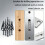 5 Divisions Rapid Steel Step Drill and Countersink Set for DIY 6