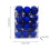 Staron blue Christmas ornaments 30mm 24 pcs 3