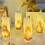 LED Flameless Candle with Santa Design 4-Pack 3