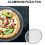 Forma redonda perfurada para pizza em aço inoxidável de 30 cm (12 polegadas) 2