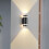 Luminária de parede externa com duas lâmpadas, 10W, IP65 2