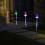 Christmas Solar Snowflake Stake Lights 4 pcs 30 in 4