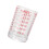 Sklenená odmerka 90 ml mini s odmerkou 1