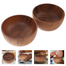 Bol en bois GOOHOCHY pour le café, les en-cas et les fruits